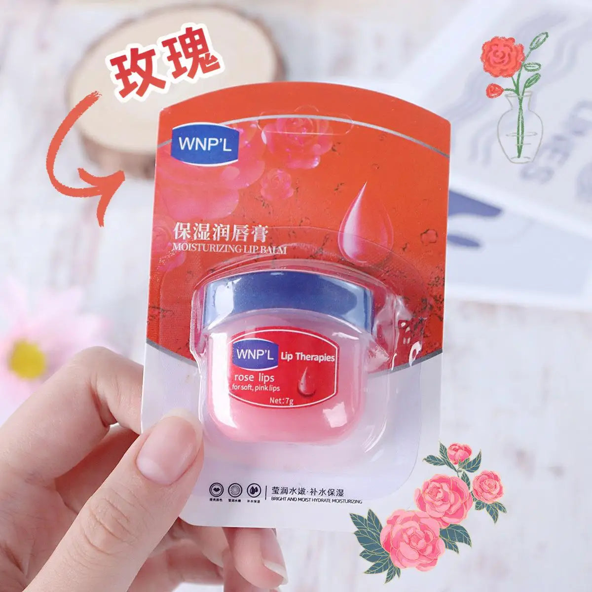 8 Pieces Set Lip Balm