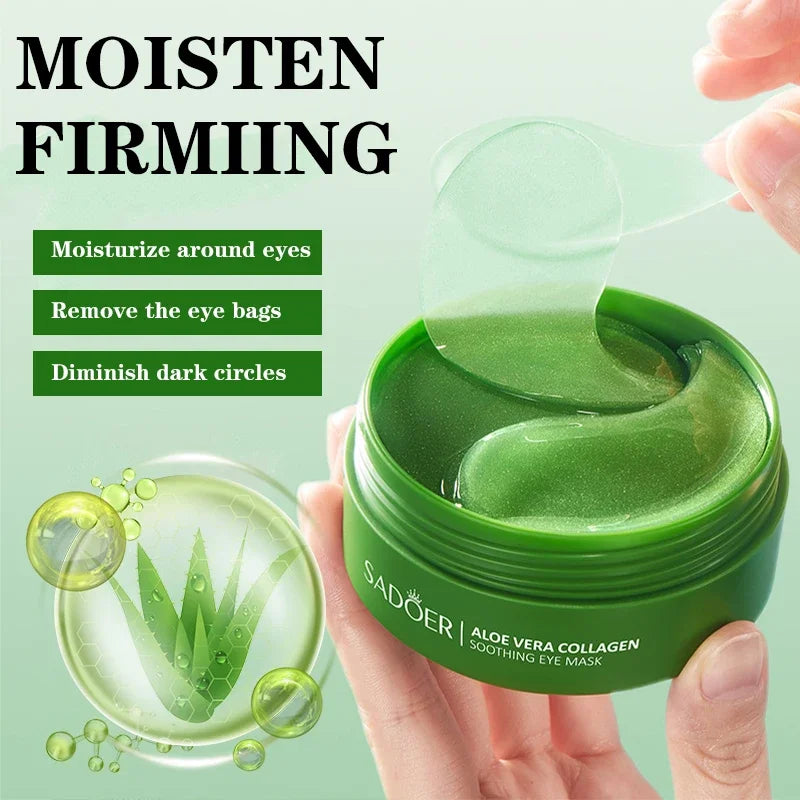 60pcs Aloe Vera Collagen Eye Mask