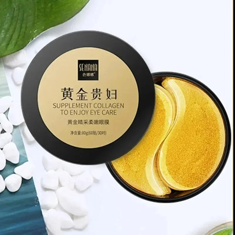 60pcs Golden Moisturizing Eye Mask