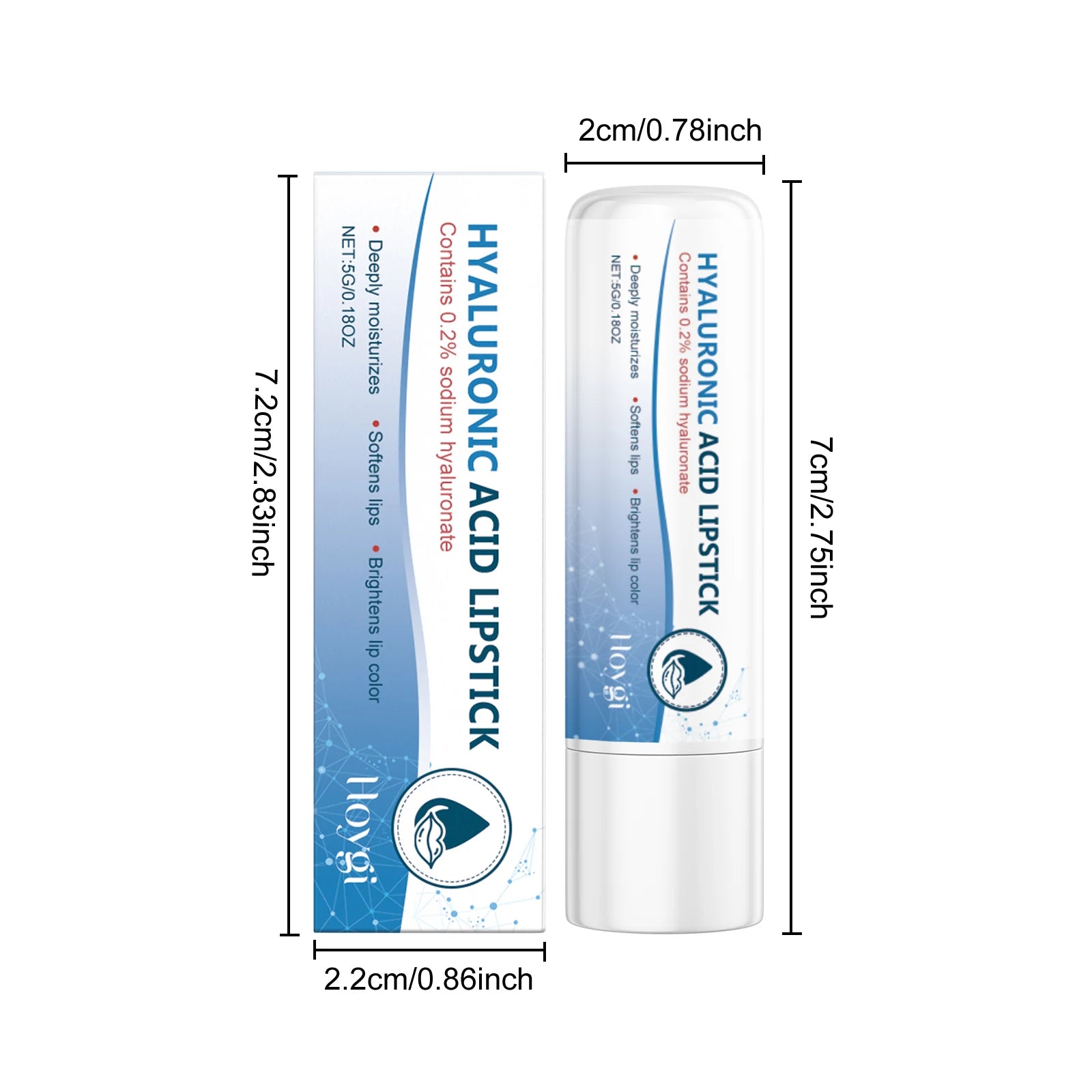 1/2/3pcs Hyaluronic Lip Balm Lips Skincare