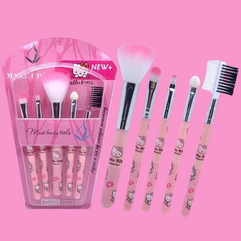 Hello Kitty makeup brush set