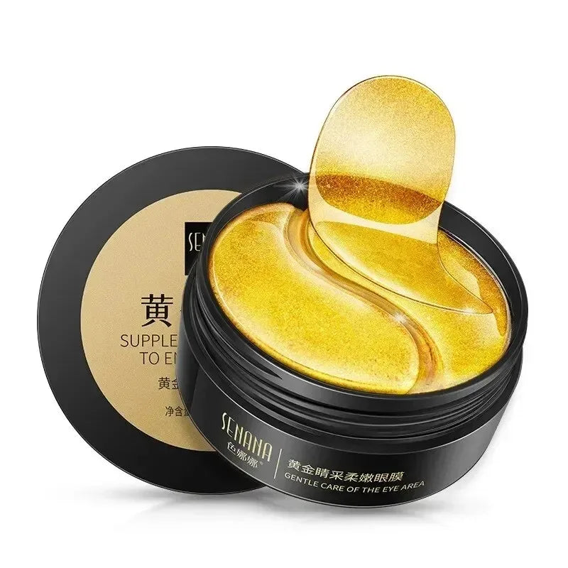 60pcs Golden Moisturizing Eye Mask