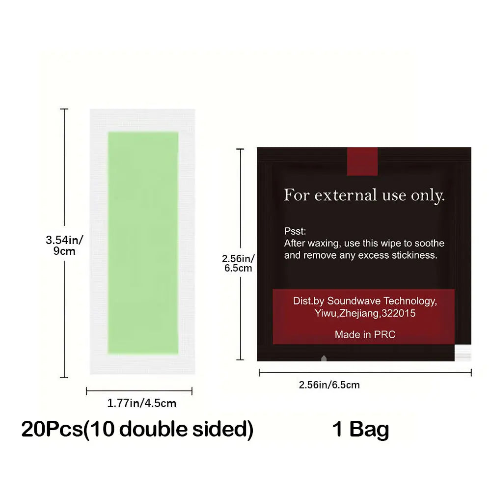10/20pcs Hair Removal Tool Wax Strips