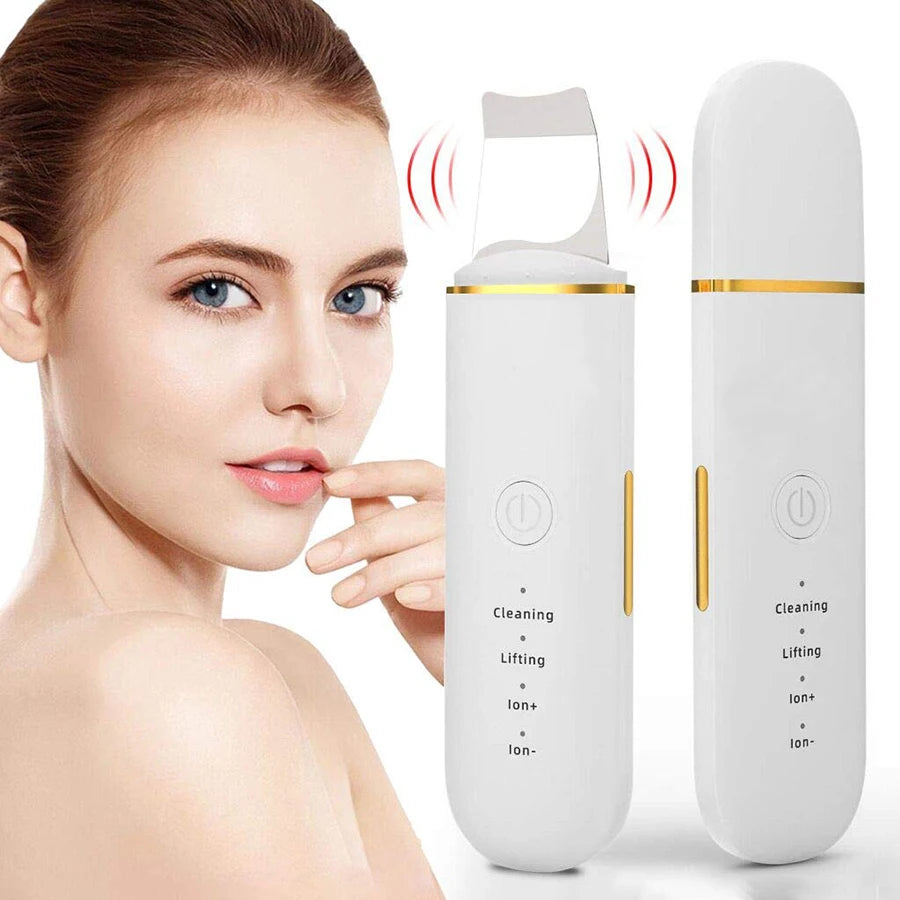 Ultrasonic skin scub