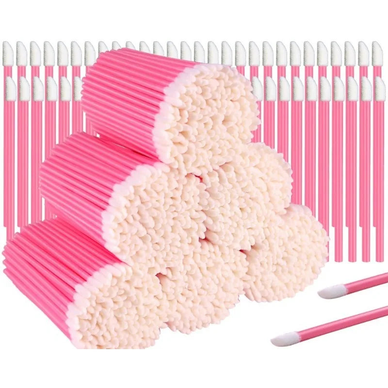 100 Pcs Disposable Lip Lint Free Applicators