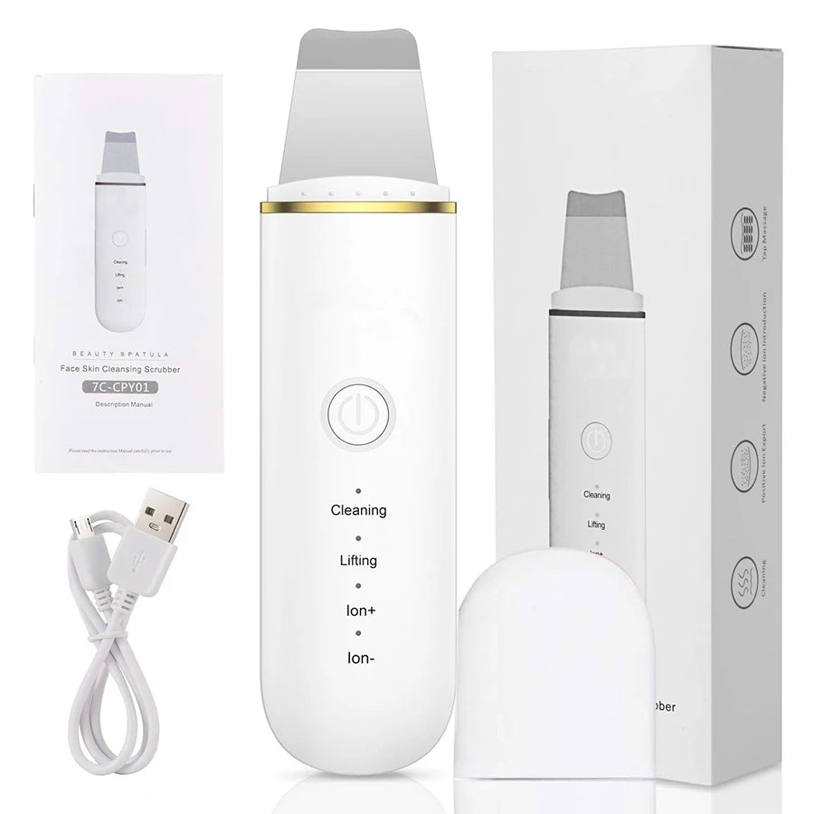 Ultrasonic skin scub